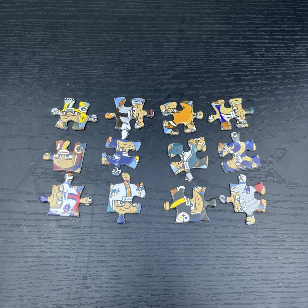 TeenyMates NFL Character Family Sports Theme Jigsaw Puzzle Piece Replacement Mul